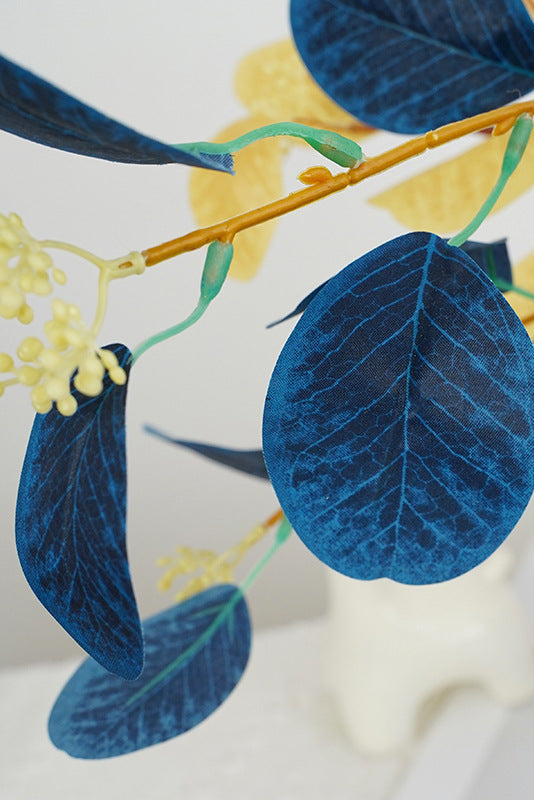 21.3" Seeded Faux Eucalyptus Branches | Realistic Artificial Greenery in 7 Colors | Artificial Greenery | Eco Perennial