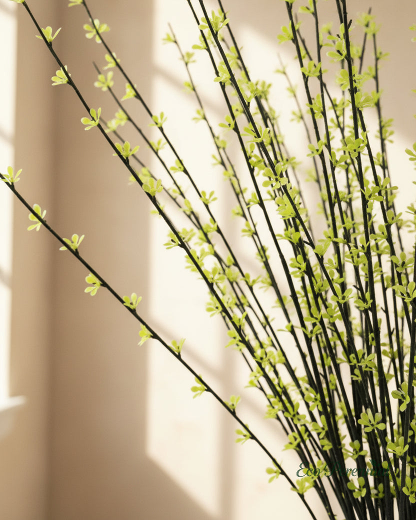 34.6 inch artificial willow greenery stem for vase arrangements