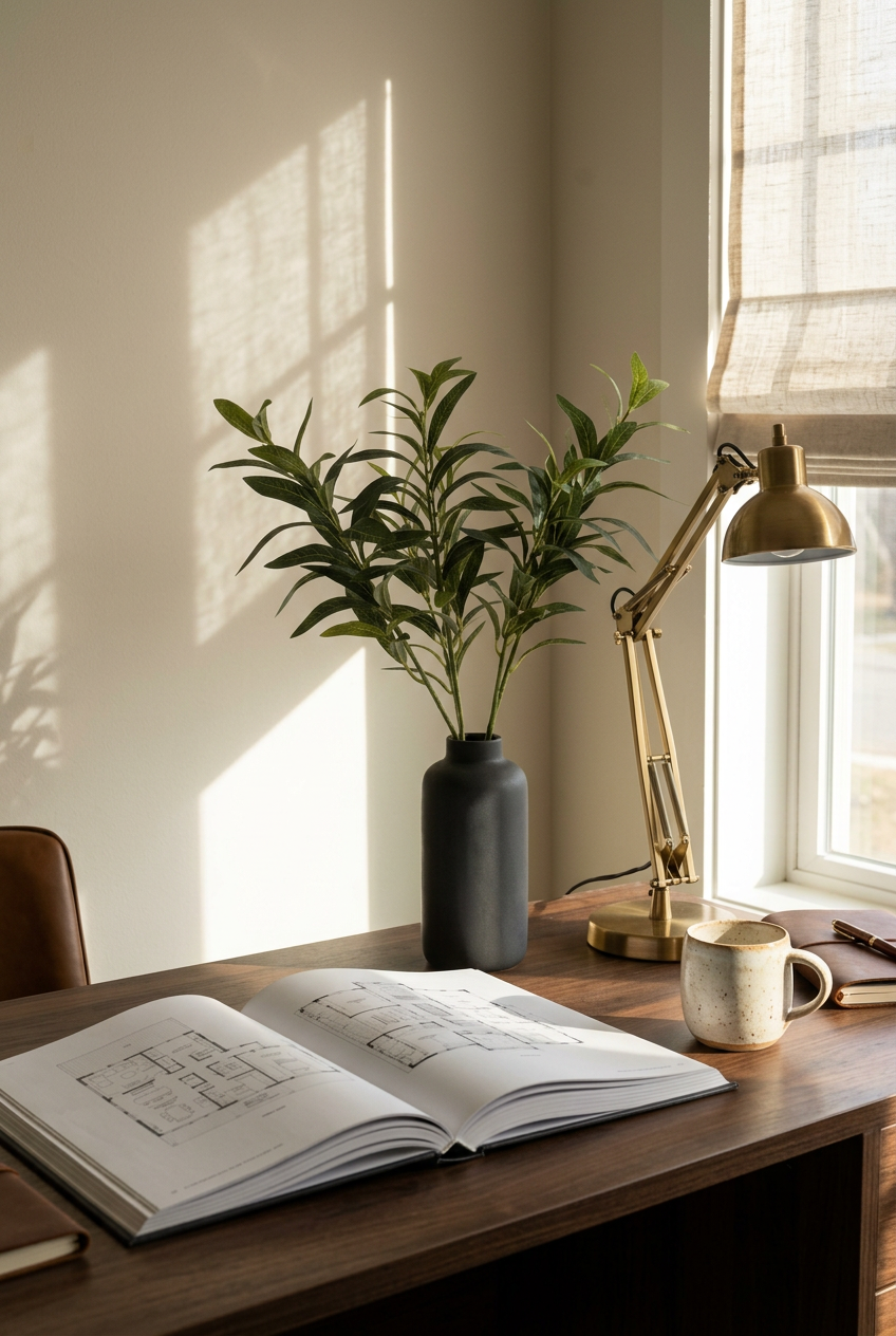 19.7" Faux Olive Branches | 6-Fork Tabletop Greenery | Artificial Greenery | Eco Perennial