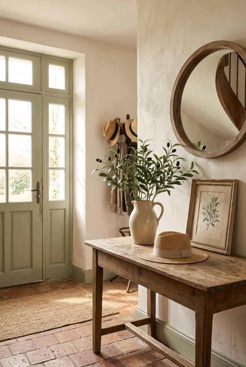 19.7" Faux Olive Branches | 6-Fork Tabletop Greenery | Artificial Greenery | Eco Perennial