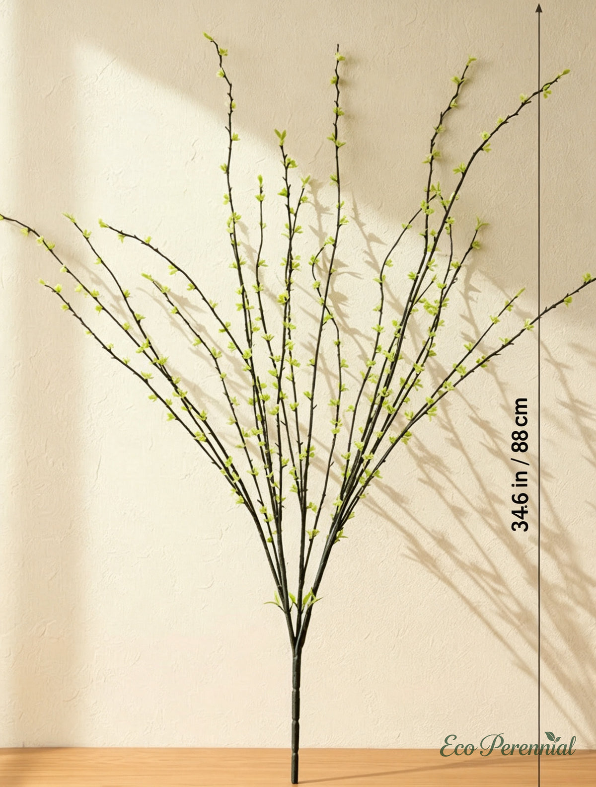 Airy artificial willow greenery for home decor