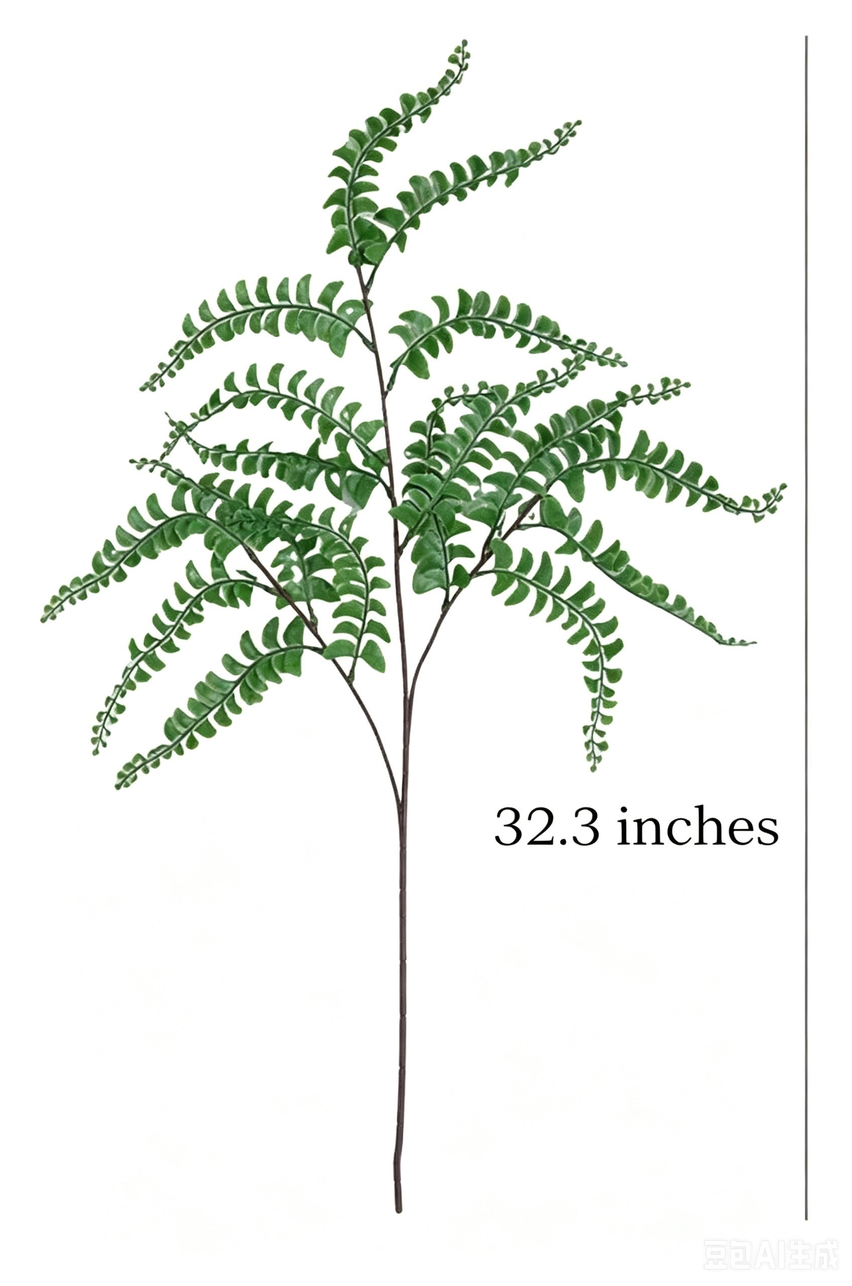 Artificial Maidenhair Fern Branch – Faux Greenery Stem | Artificial Floral Arrangement | Eco Perennial