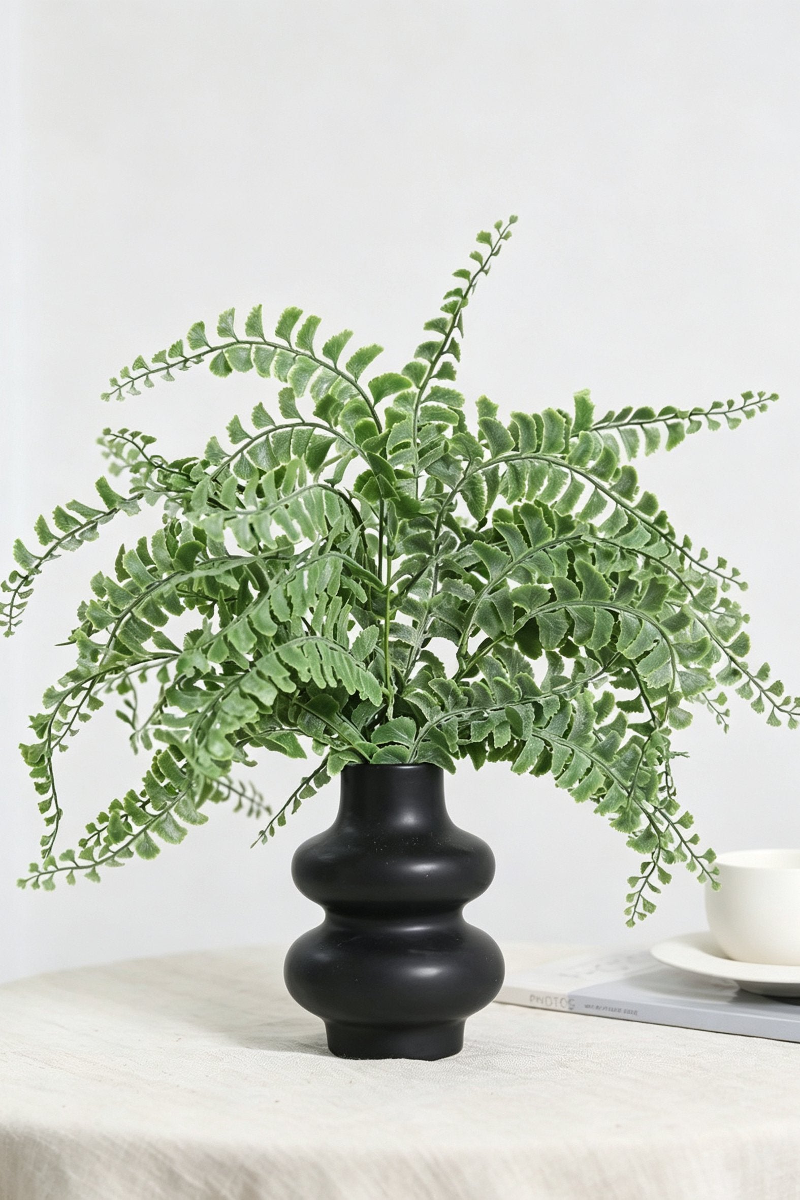 Artificial Maidenhair Fern Branch – Faux Greenery Stem | Artificial Floral Arrangement | Eco Perennial