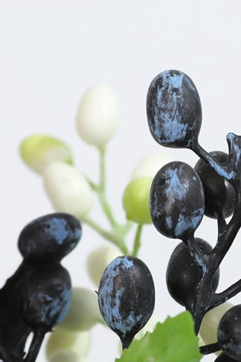 14.2" Petite Faux Berry Stems | 6 Colors | Artificial Greenery | Eco Perennial