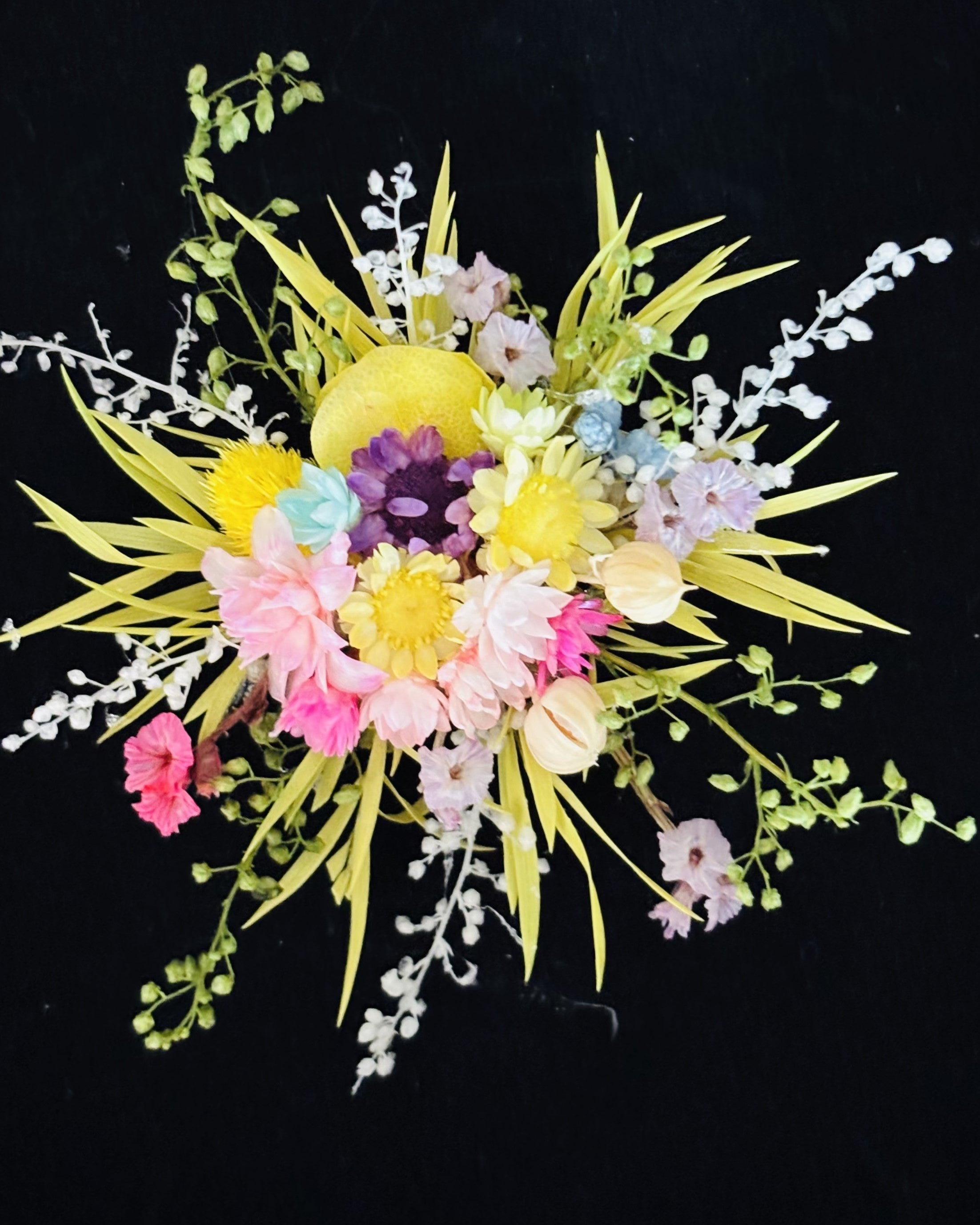 "Artisan’s Surprise" Preserved Flower Ring | Handcrafted Unique Wildflower Bouquet - Eco Perennial | Jewelry | Eco Perennial