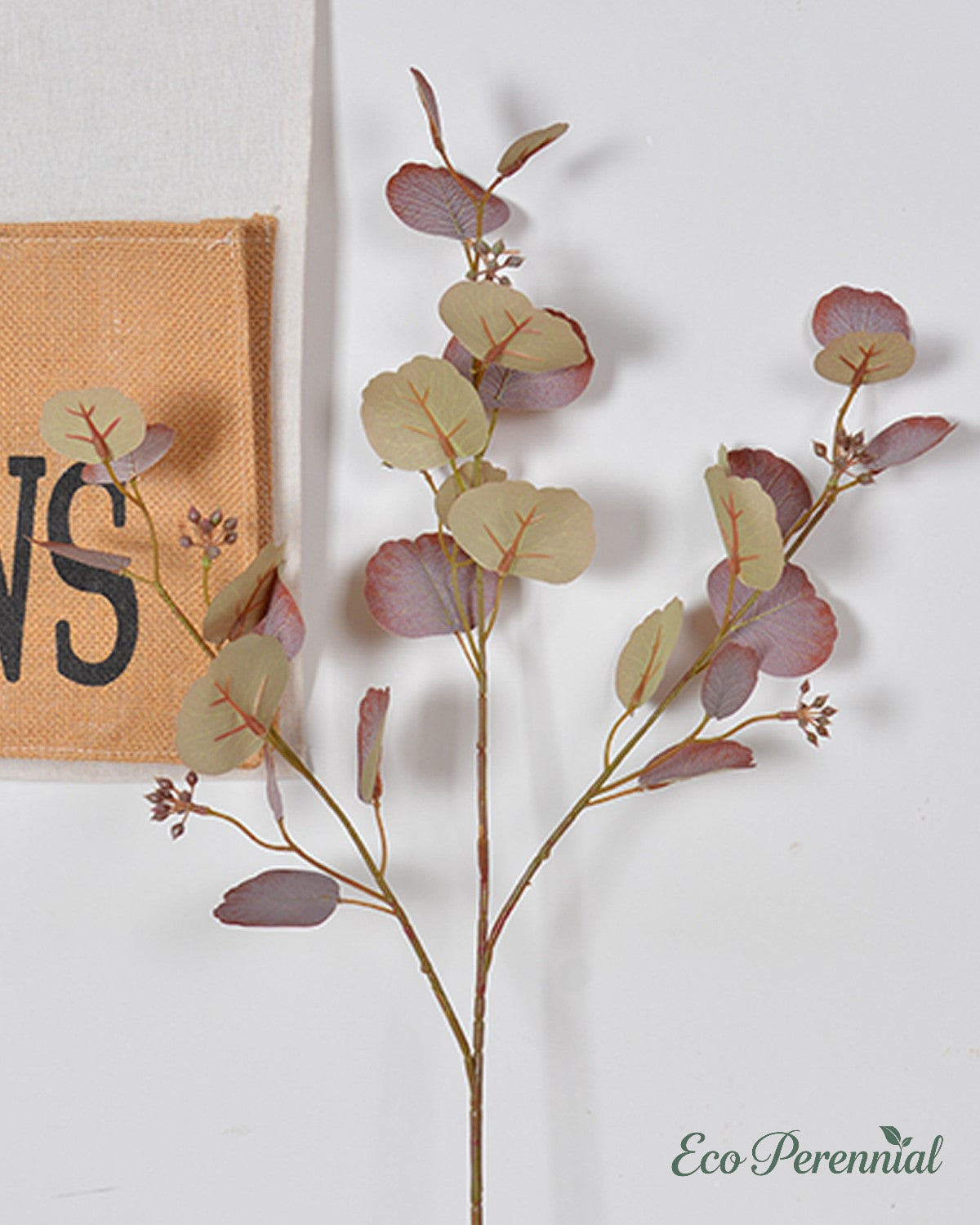 Four-piece set of 27.5-inch artificial eucalyptus branches - Eco Perennial