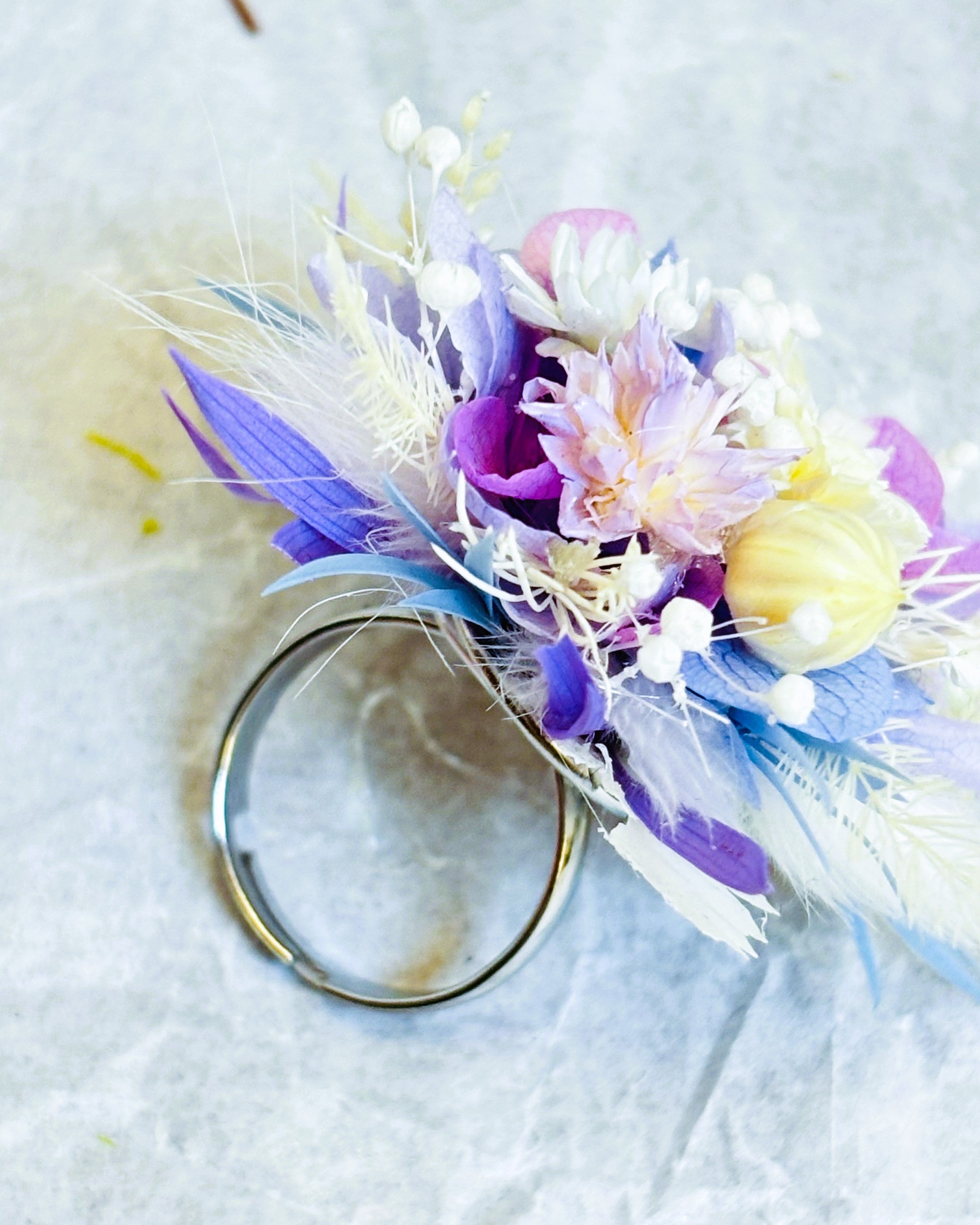 Handcrafted Preserved Flower Ring | Fairy Garden Collection - Eco Perennial | Jewelry | Eco Perennial