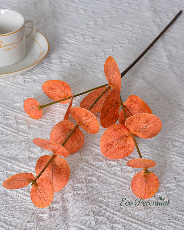 19.6" Faux Eucalyptus Stems | Realistic Artificial Eucalyptus Branches