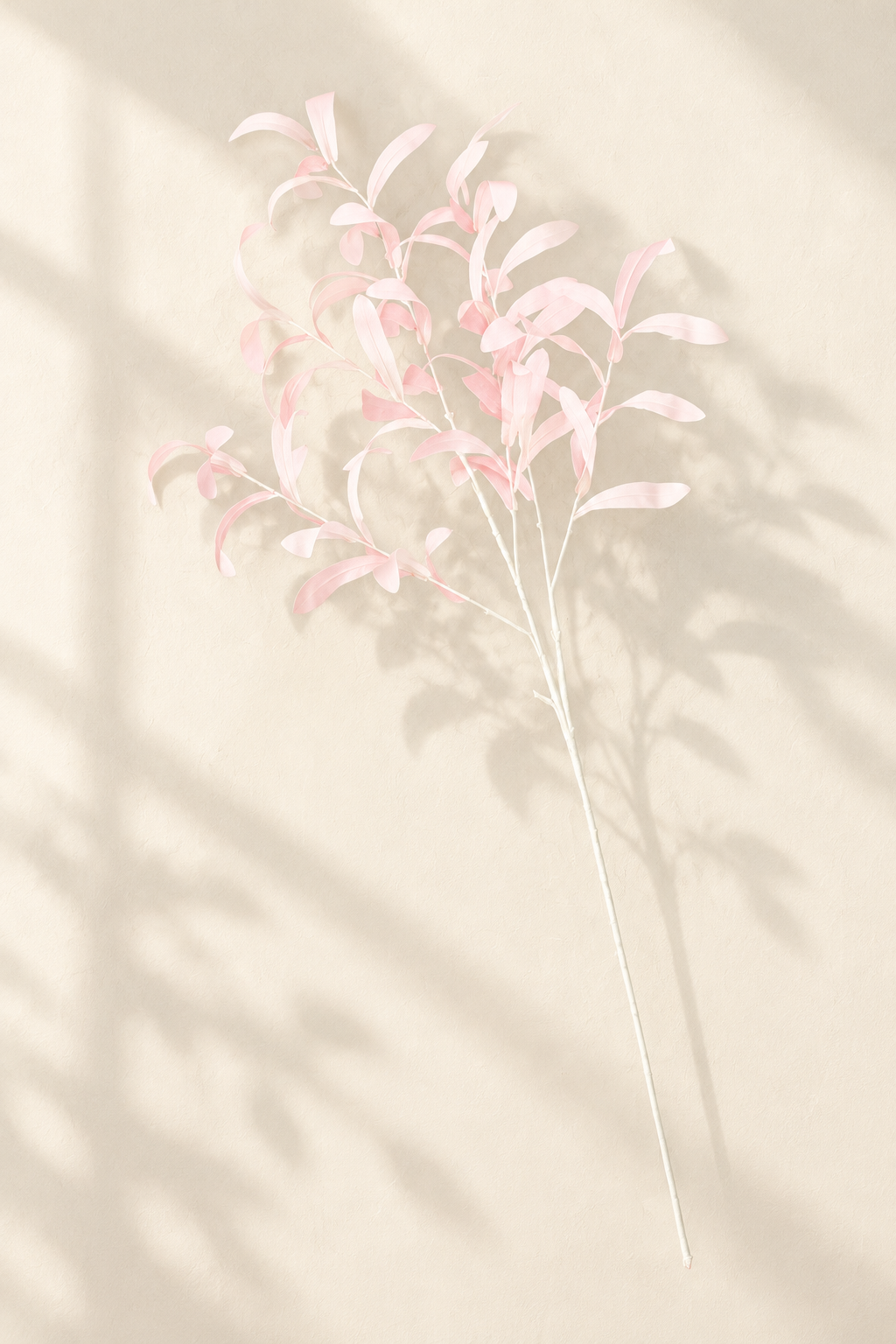 Colorful Faux Olive Branches | 37.5" 6-Fork Stems in 10 Colors Blush Pink | Artificial Greenery | Eco Perennial