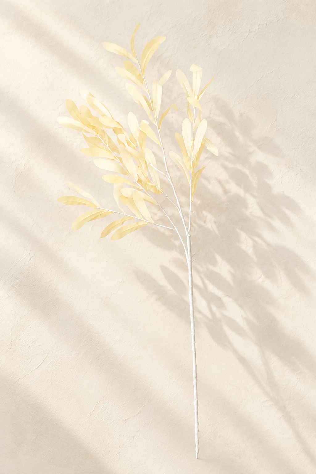 Colorful Faux Olive Branches | 37.5" 6-Fork Stems in 10 Colors Champagne | Artificial Greenery | Eco Perennial