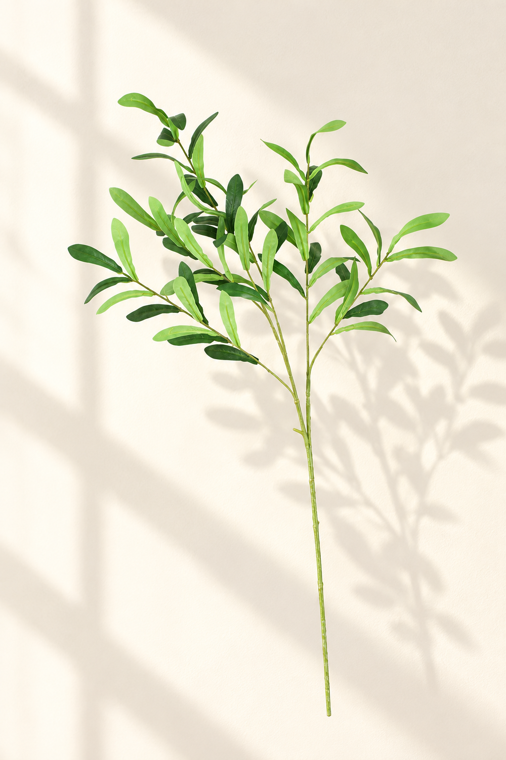 Colorful Faux Olive Branches | 37.5" 6-Fork Stems in 10 Colors Fresh Green | Artificial Greenery | Eco Perennial