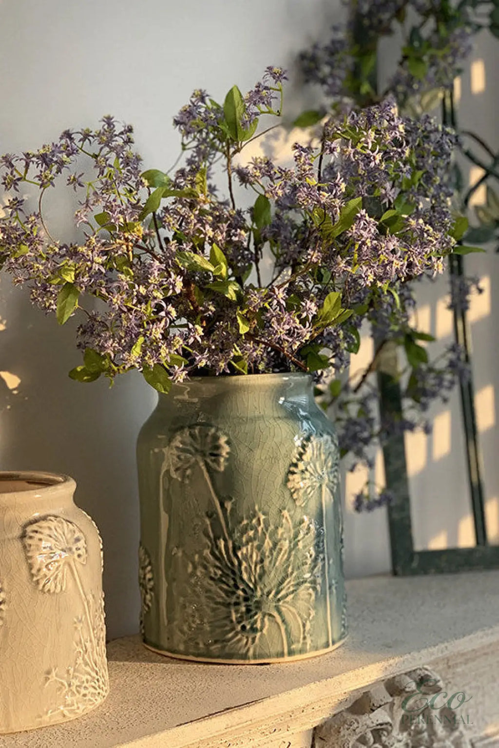 "Ethereal Grace" | Premium Silk Orchid Stem | Realistic Faux Silk Flowers for Home Decor - Eco Perennial