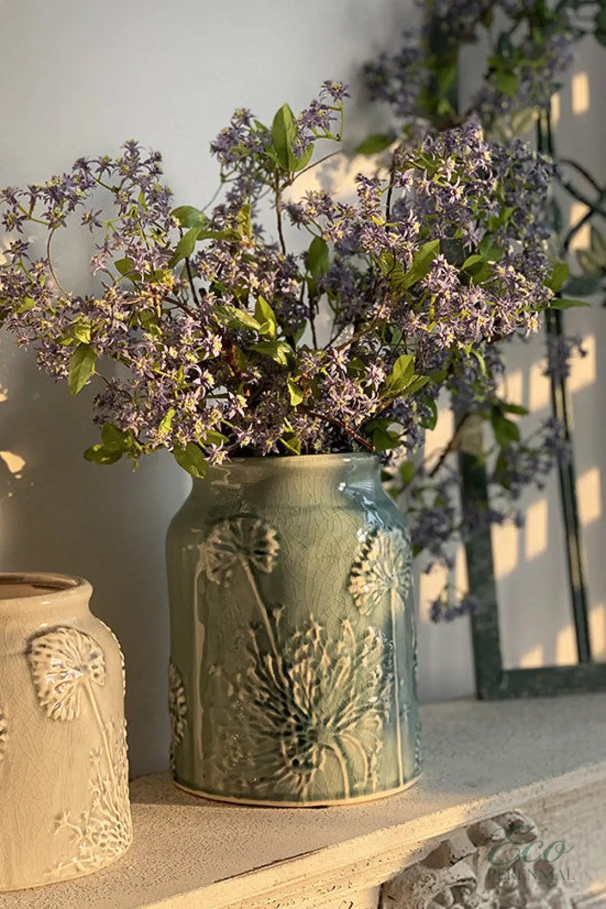 "Ethereal Grace" | Premium Silk Orchid Stem | Realistic Faux Silk Flowers for Home Decor - Eco Perennial