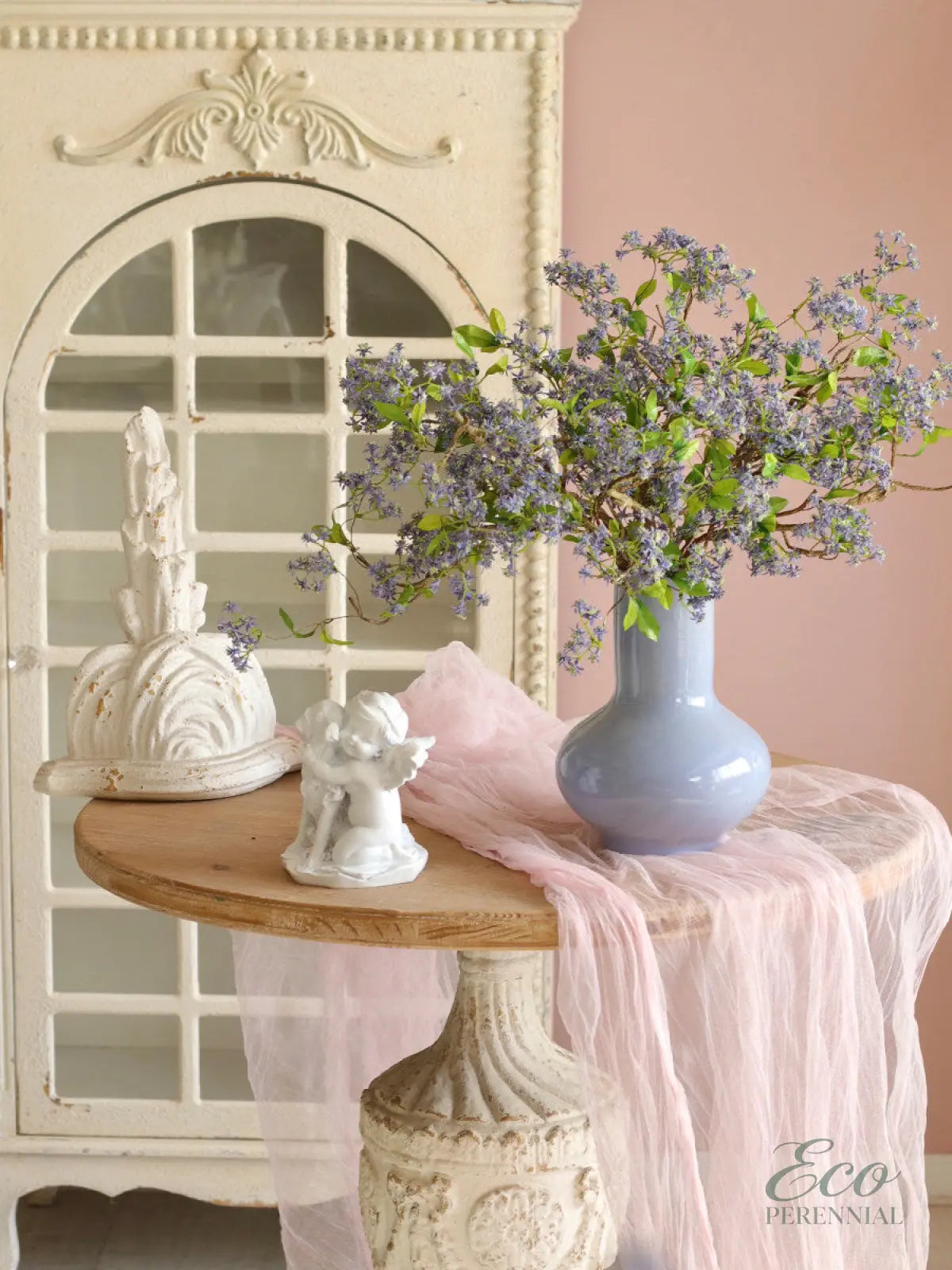 "Ethereal Grace" | Premium Silk Orchid Stem | Realistic Faux Silk Flowers for Home Decor - Eco Perennial