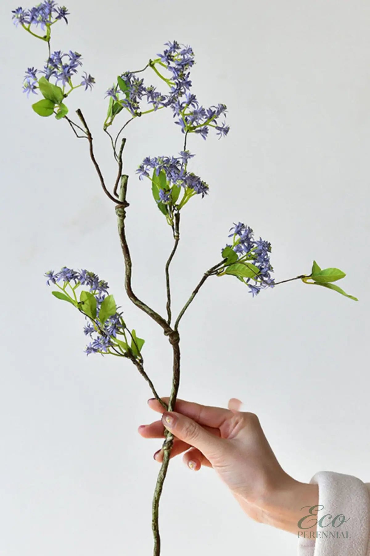 "Ethereal Grace" | Premium Silk Orchid Stem | Realistic Faux Silk Flowers for Home Decor - Eco Perennial