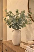 31.5" Realistic Faux Eucalyptus Stem | Silver Dollar Artificial Greenery Green | Artificial Greenery | Eco Perennial