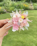 Blush Garden Real Flower Ring | Genuine Preserved Floral Jewelry | Eco Perennial