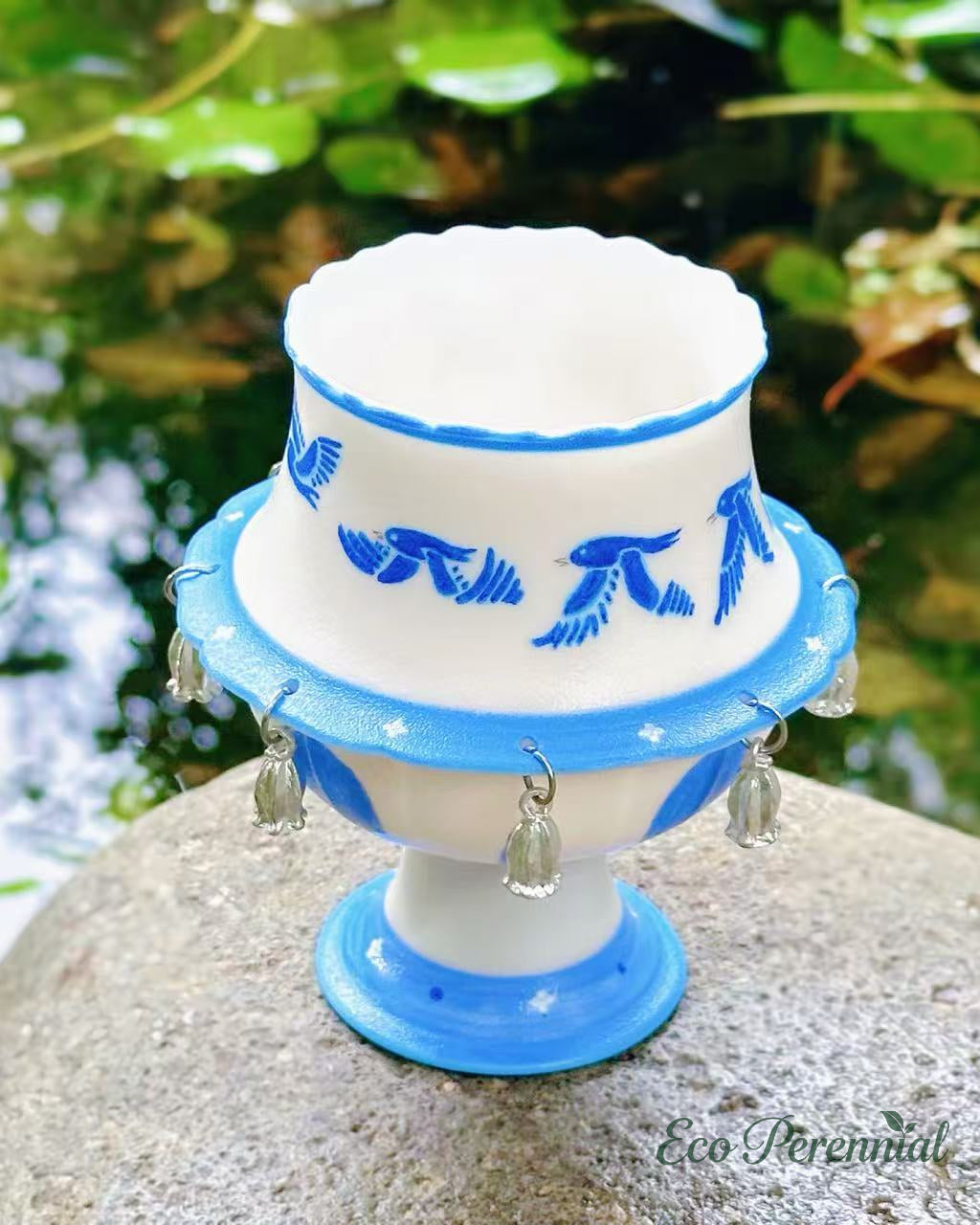 Flying Bird Spinning Cup — unique ceramic gift for girlfriend, wife and friends