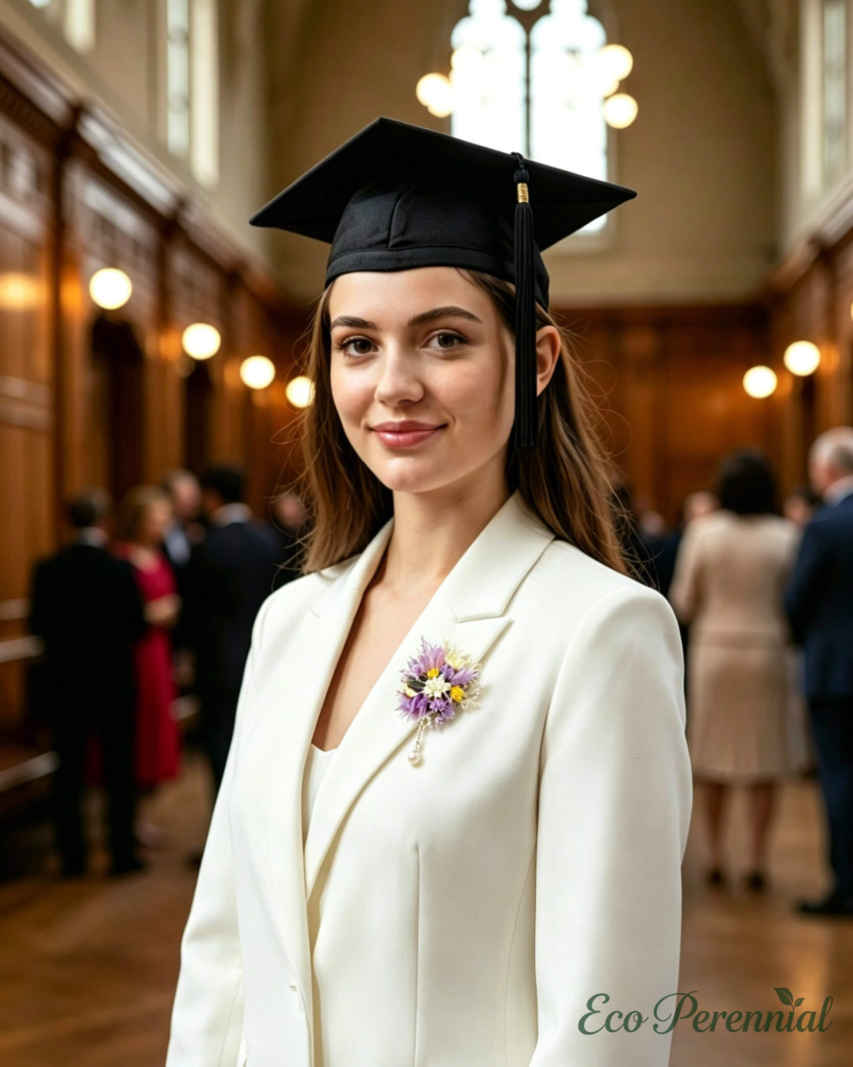 "Eternal Honors" Graduation Corsage Brooch | Handcrafted Preserved Flower Keepsake - Eco Perennial | Brooches & Pins | Eco Perennial