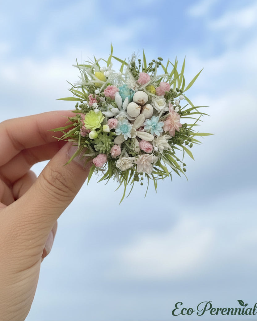 Preserved Flower Ring & Brooch | Handcrafted Floral Jewelry – Eco Perennial
