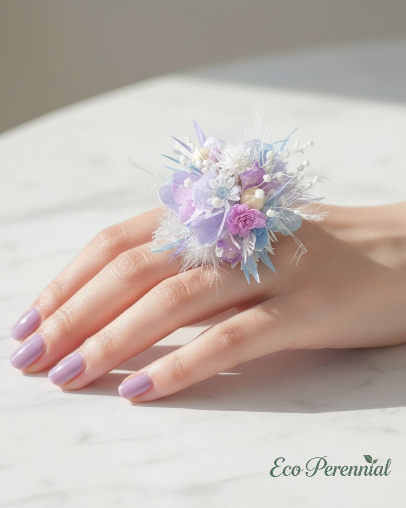 Handcrafted Preserved Flower Ring | Fairy Garden Collection - Eco Perennial | Jewelry | Eco Perennial