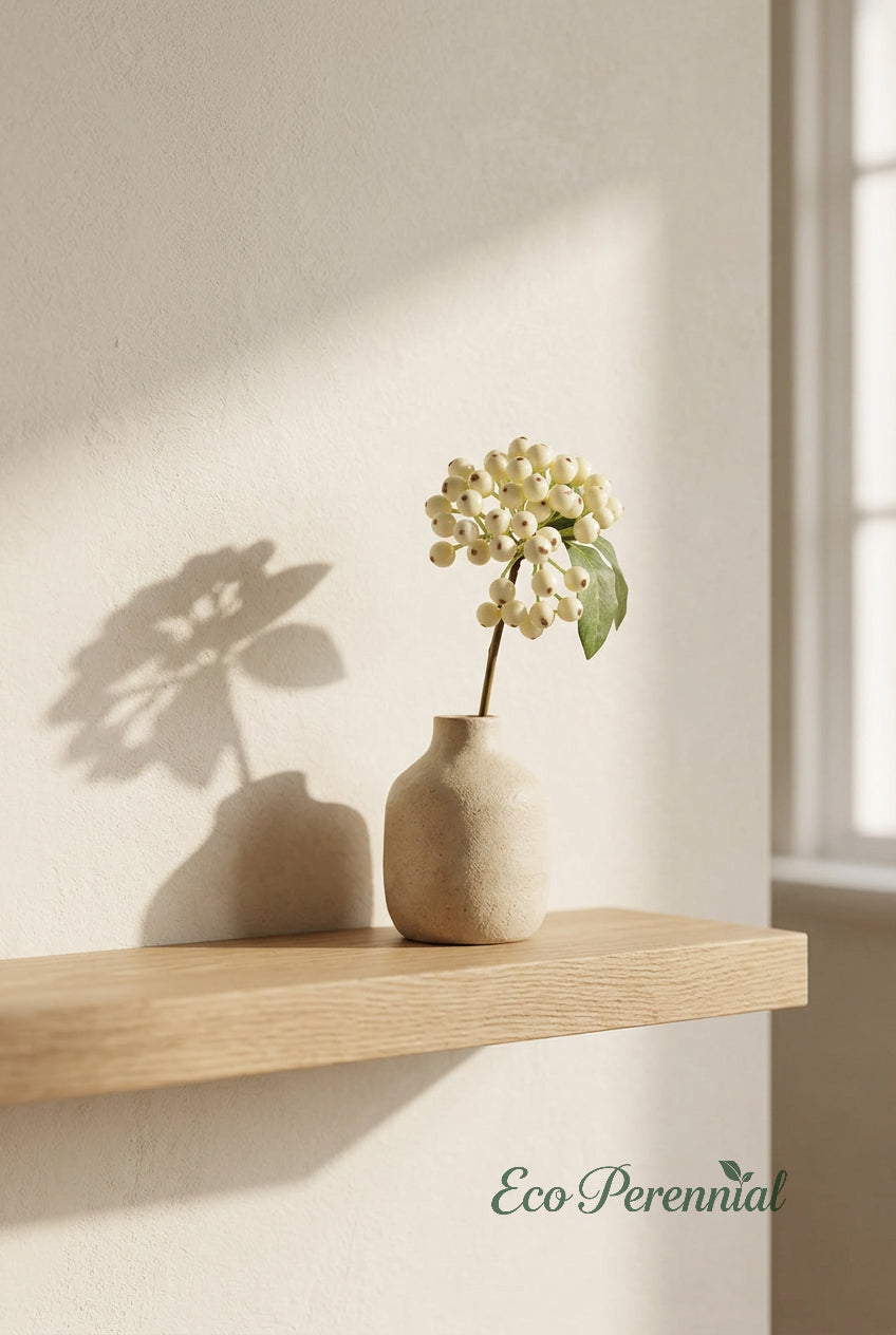 11.4" Petite Faux Berry Stems | 10 Colors | Artificial Greenery | Eco Perennial
