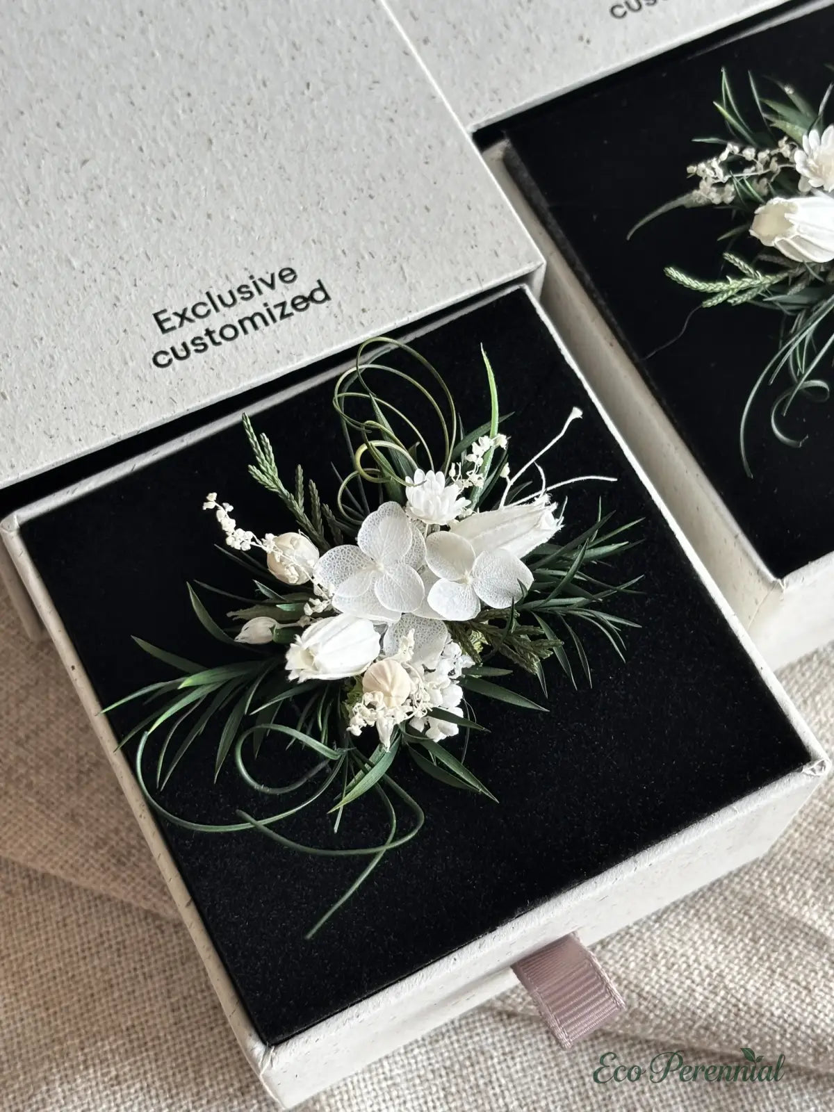 Lavender Bloom Preserved Flower Ring – Handcrafted Bridal Floral Jewelry | Realistic Faux Silk Flowers for Home Decor - Eco Perennial