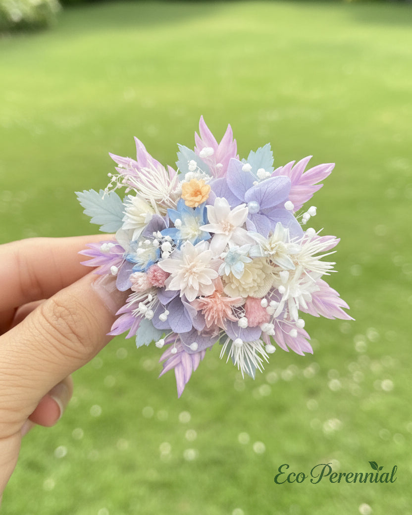 Lavender Dream Wildflower Ring | Preserved Botanical Floral Jewelry | Eco Perennial