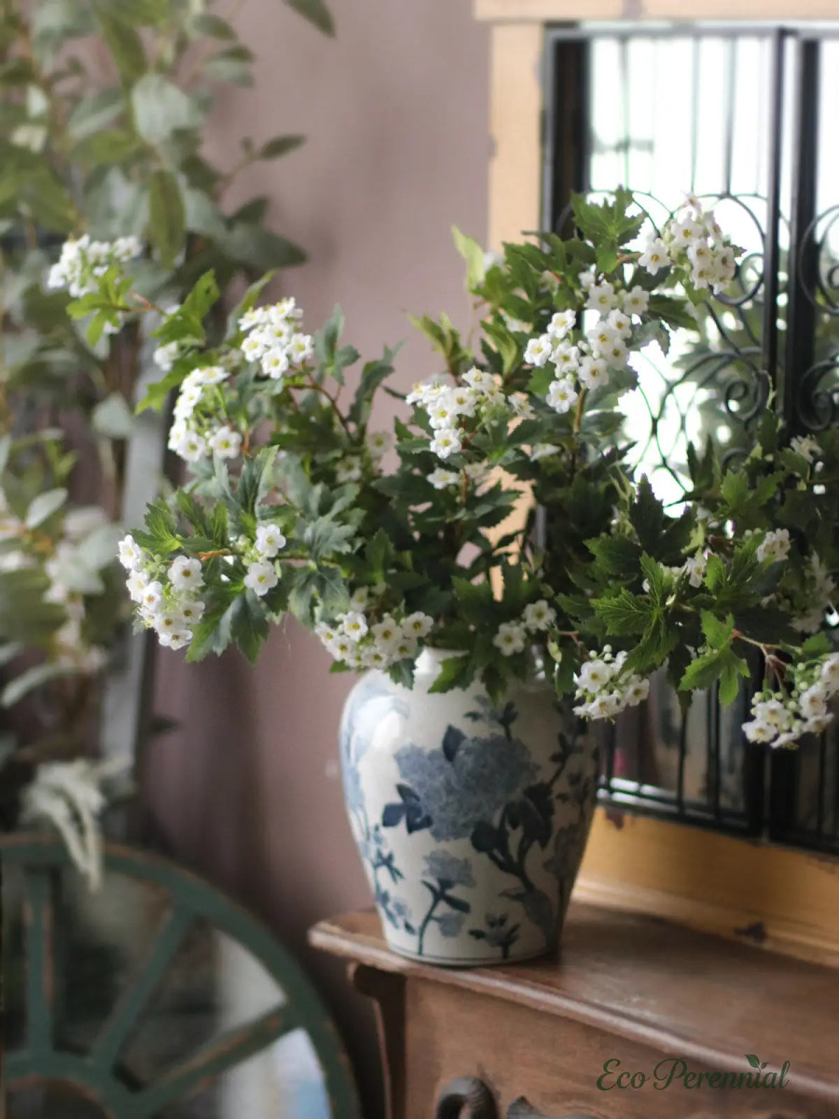 "Meadow Spheres" | Artisan Mixed Globe Flower Bouquet | Realistic Faux Silk Flowers for Home Decor - Eco Perennial