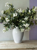 "Meadow Whisper" | Realistic Faux Blooming Viburnum Branch | Artificial Flower Stem | Eco Perennial