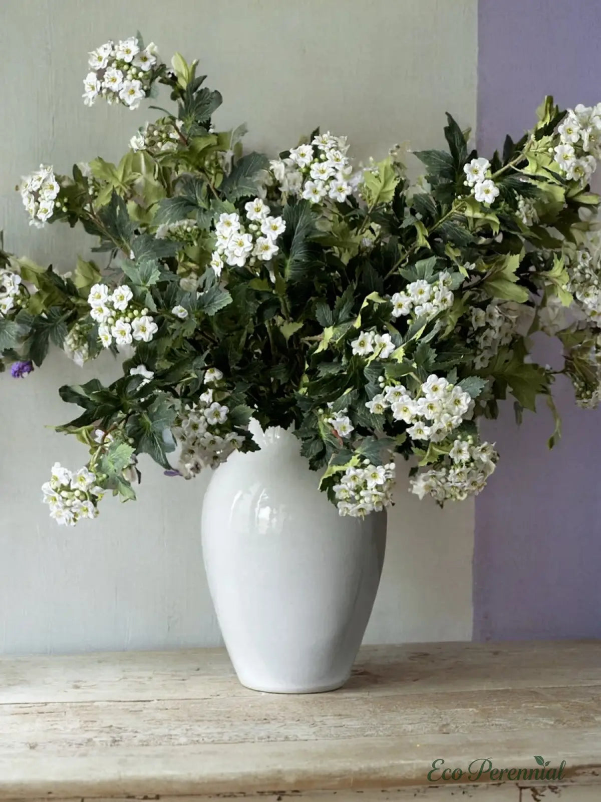 "Meadow Spheres" | Artisan Mixed Globe Flower Bouquet | Realistic Faux Silk Flowers for Home Decor - Eco Perennial