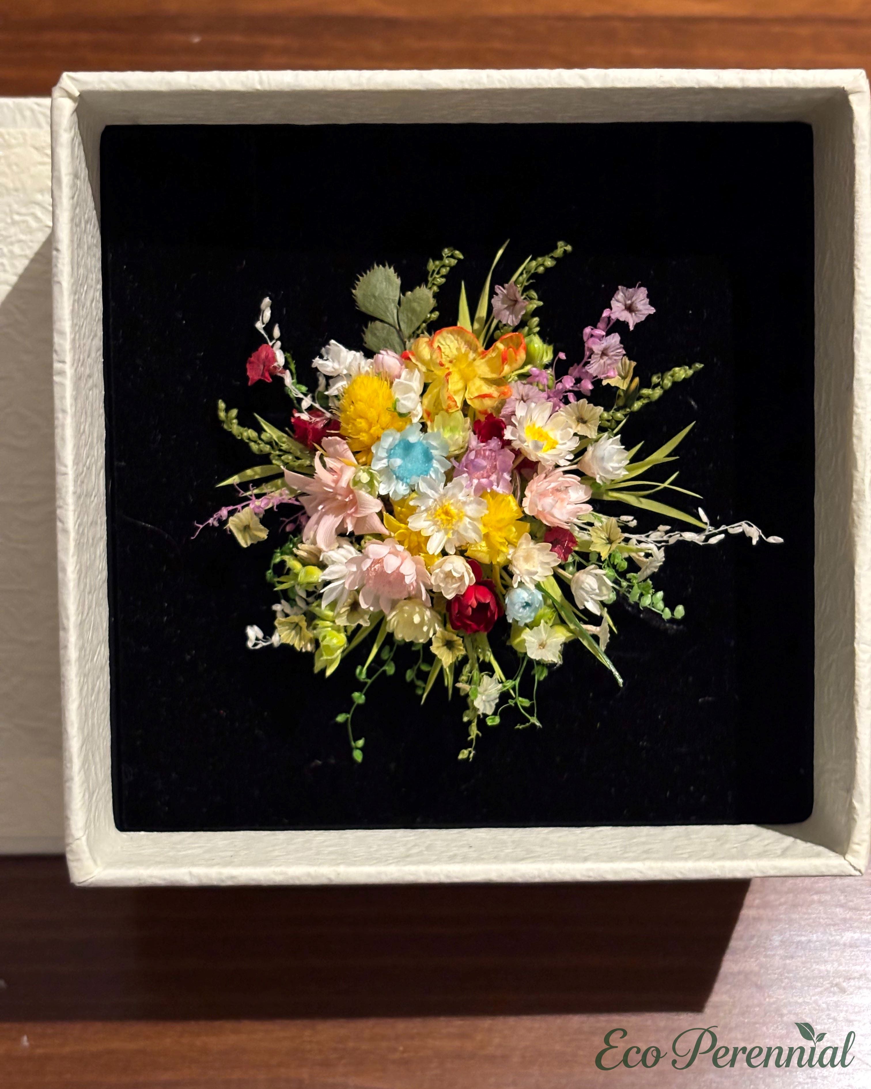 Miniature Wildflower Bouquet Ring – Handcrafted Floral Statement Jewelry | Jewelry | Eco Perennial