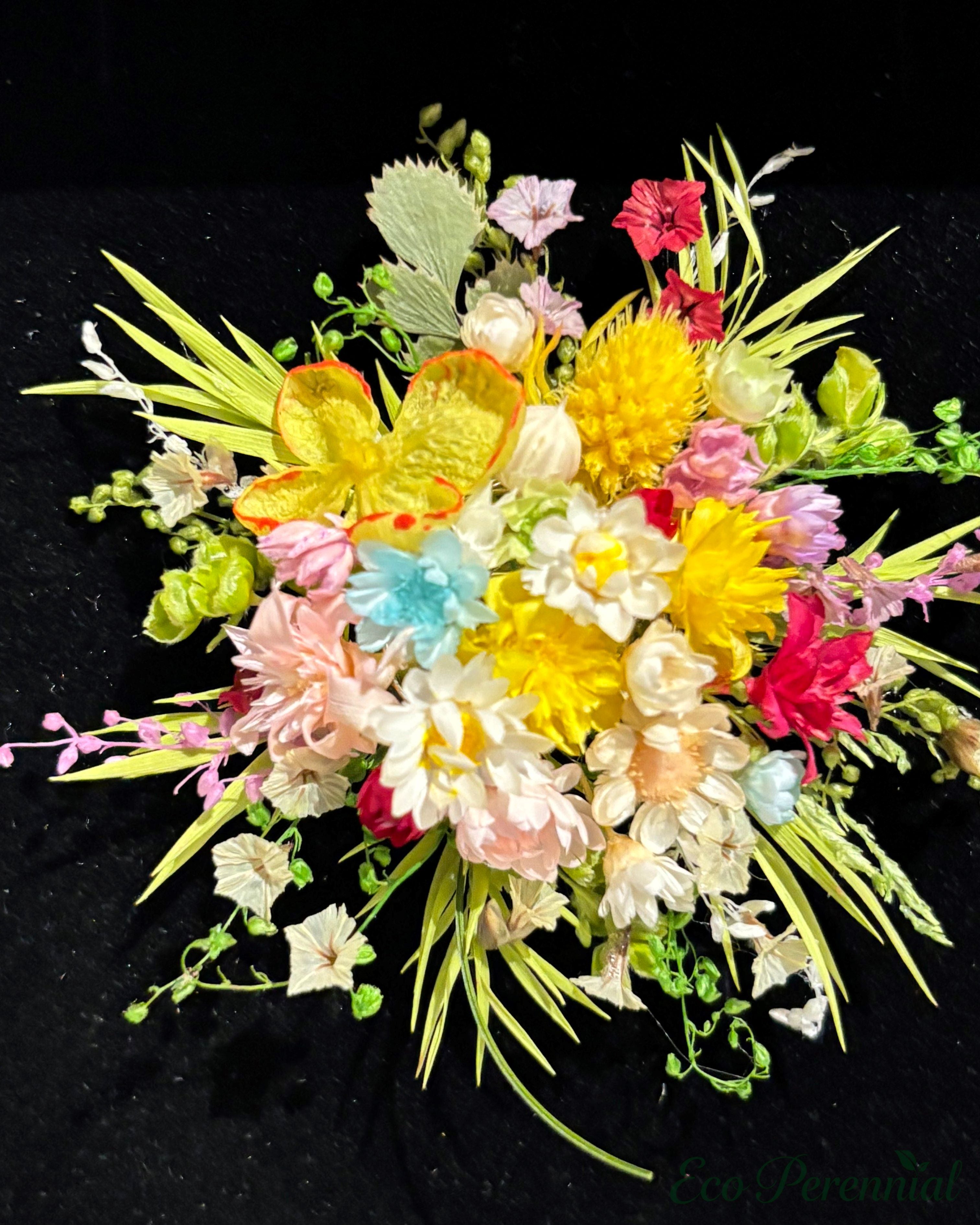 Miniature Wildflower Bouquet Ring – Handcrafted Floral Statement Jewelry | Jewelry | Eco Perennial
