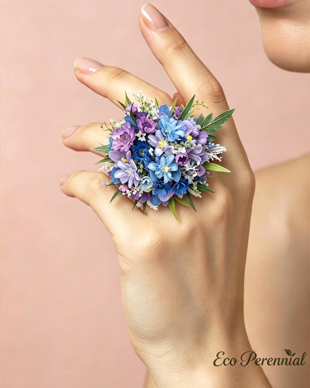 Preserved Flower Ring & Brooch | Floral Jewelry – Eco Perennial | Jewelry | Eco Perennial