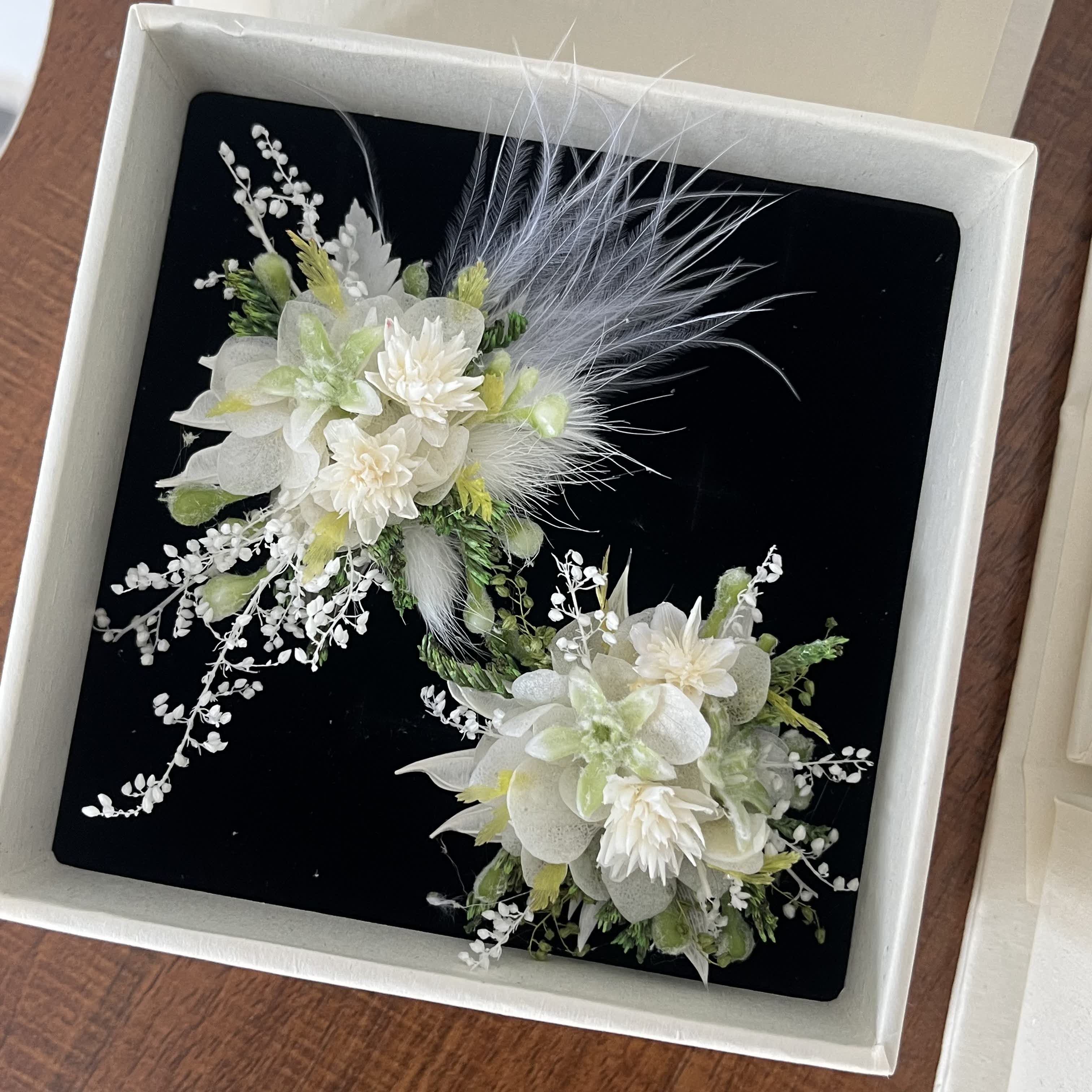 Handcrafted Preserved Flower Ring | White Garden Collection - Eco Perennial | Jewelry | Eco Perennial