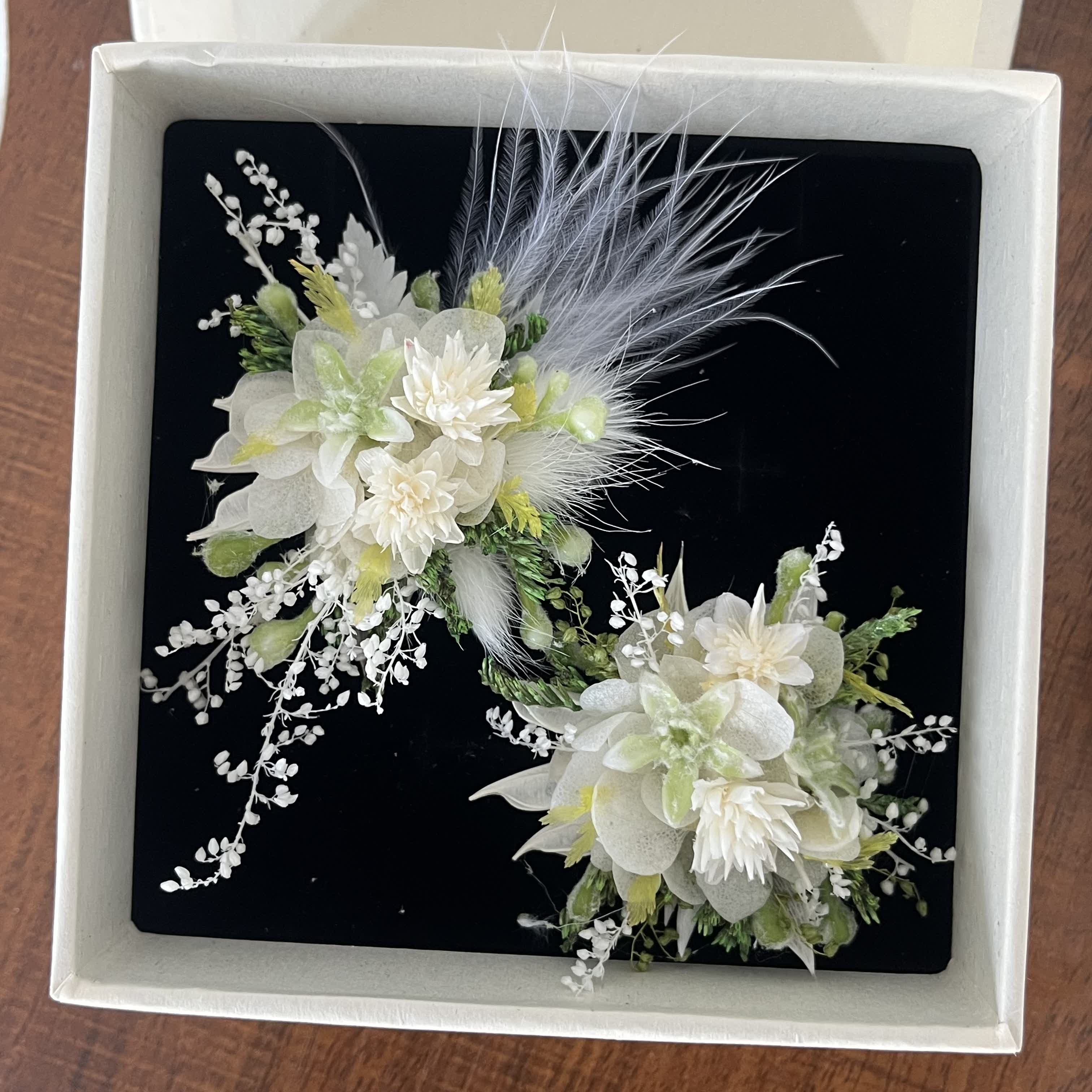 Handcrafted Preserved Flower Ring | White Garden Collection - Eco Perennial | Jewelry | Eco Perennial