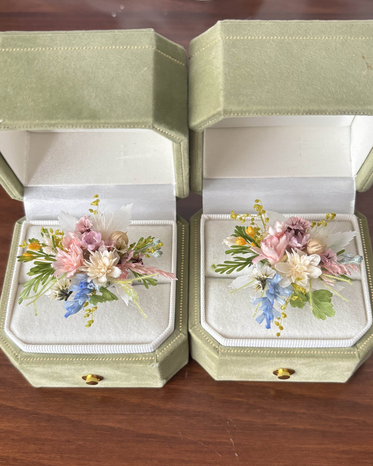 Preserved Real Flower Bouquet Ring – Handcrafted Eternal Floral Jewelry | Jewelry | Eco Perennial