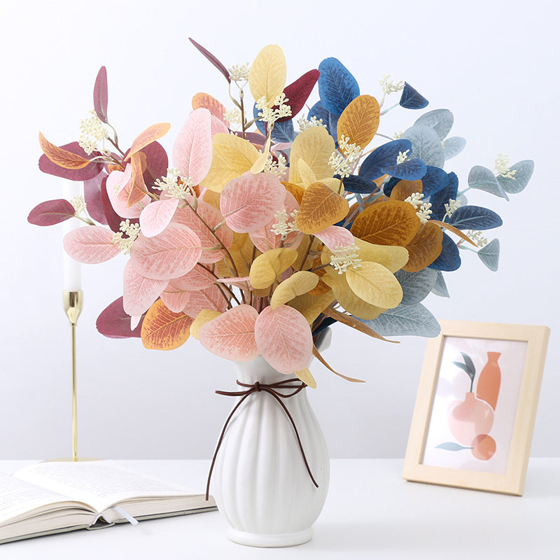21.3 Seeded Faux Eucalyptus Branches  Realistic Artificial Greenery in 7 Colors