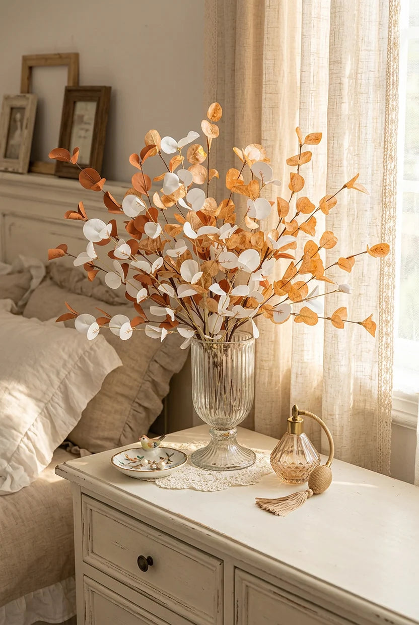 22.8 Faux Eucalyptus Stems 7 Colors