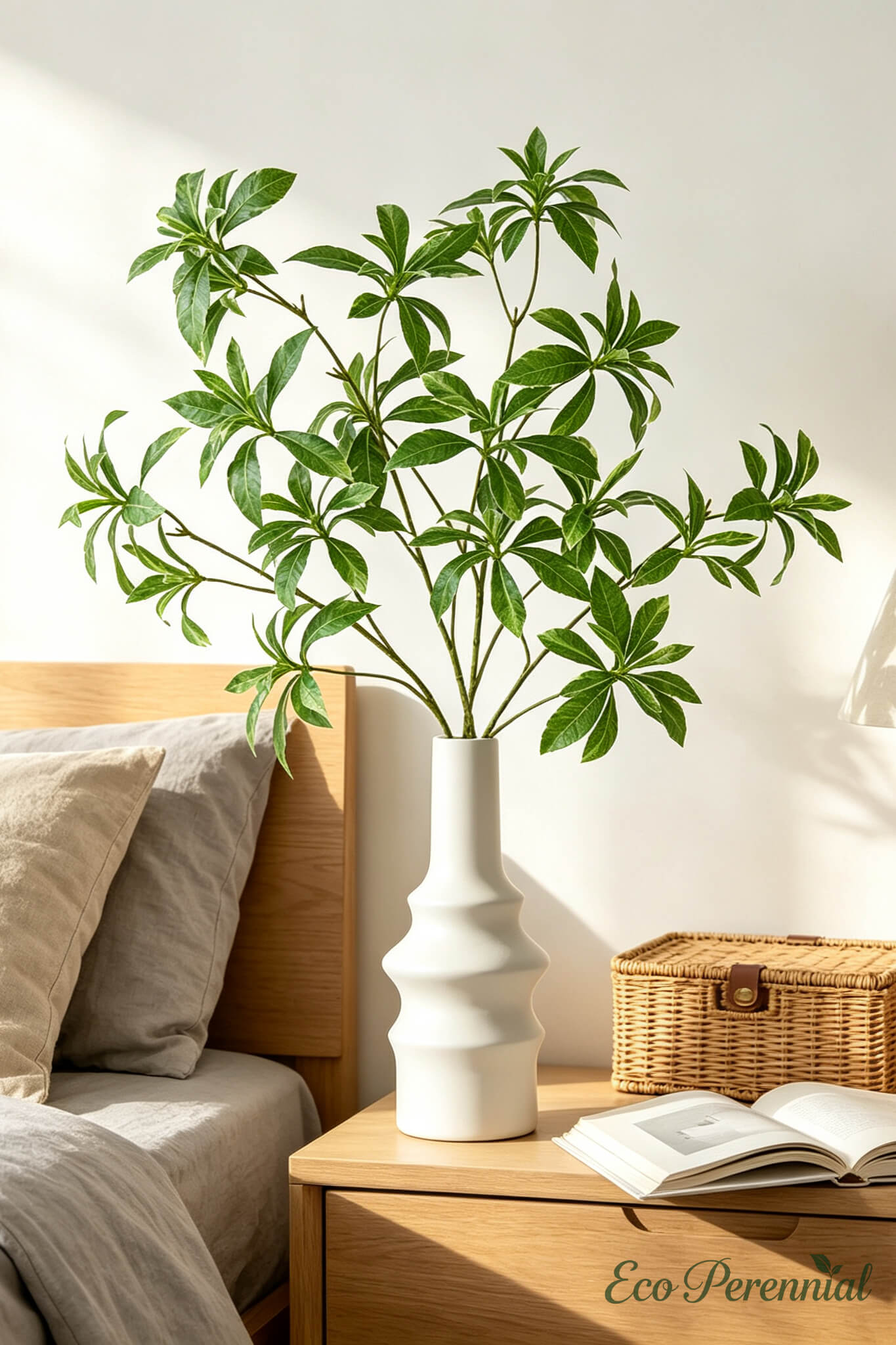 34" Realistic Faux Andromeda Branch | No-Maintenance Artificial Greenery Stem | Artificial Greenery | Eco Perennial
