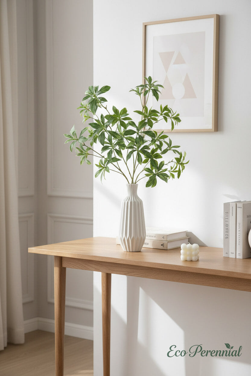 34" Realistic Faux Andromeda Branch | No-Maintenance Artificial Greenery Stem | Artificial Greenery | Eco Perennial