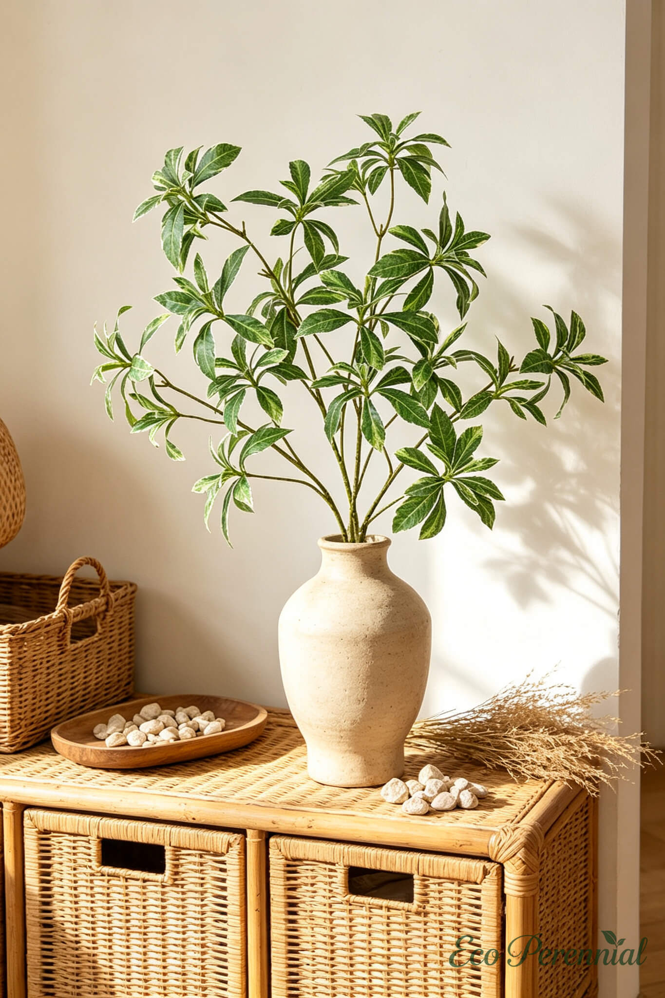 34" Realistic Faux Andromeda Branch | No-Maintenance Artificial Greenery Stem | Artificial Greenery | Eco Perennial