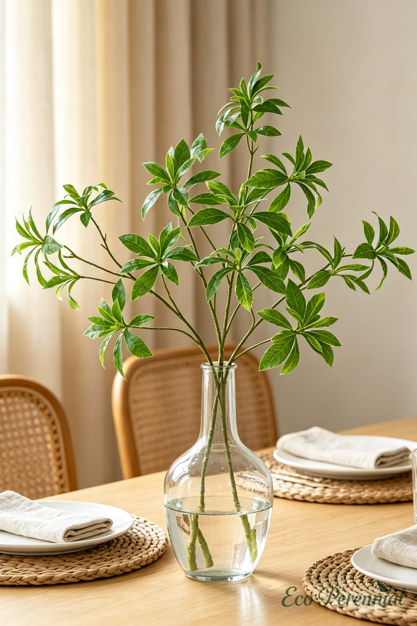 34" Realistic Faux Andromeda Branch | No-Maintenance Artificial Greenery Stem | Artificial Greenery | Eco Perennial