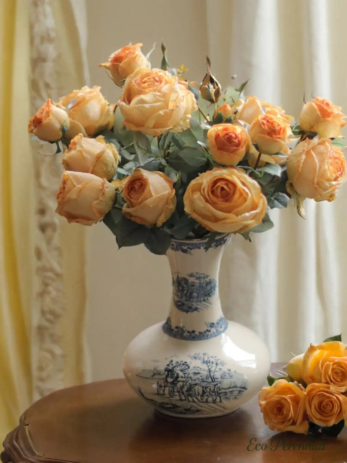 "The Eternal Muse" | Signature Handcrafted Silk Rose Collection | Realistic Faux Silk Flowers for Home Decor - Eco Perennial