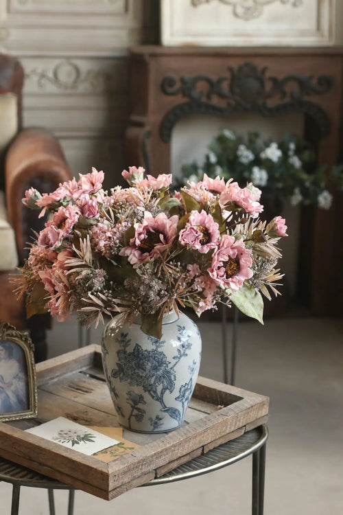 "Harvest Wild" | Faux Dried Sunflower Bouquet | Artificial Floral Arrangement | Eco Perennial