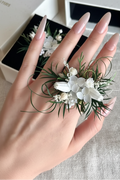 White Garden Preserved Flower Ring – Handcrafted Bridal Floral Jewelry | Jewelry | Eco Perennial