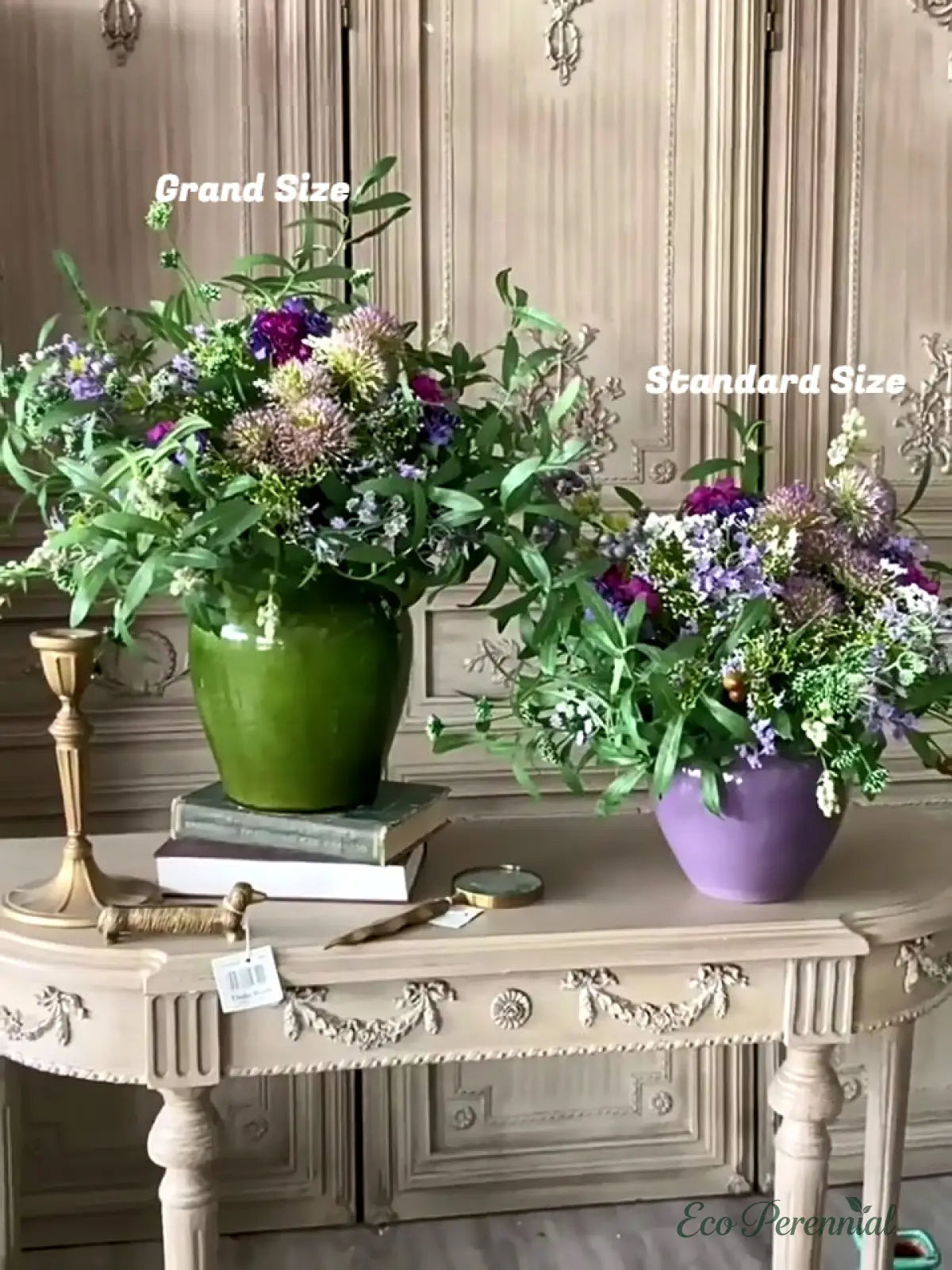 "Wildwood Whisper" | Mixed Silk & PU Wildflower Bouquet | Realistic Faux Silk Flowers for Home Decor - Eco Perennial