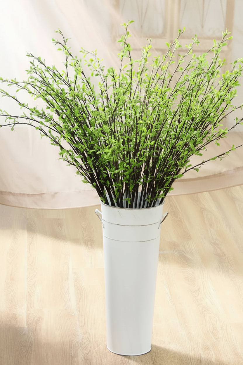 ’Willow Mist’ | Faux Snow Willow Artificial Branch - Artificial Floral Arrangement